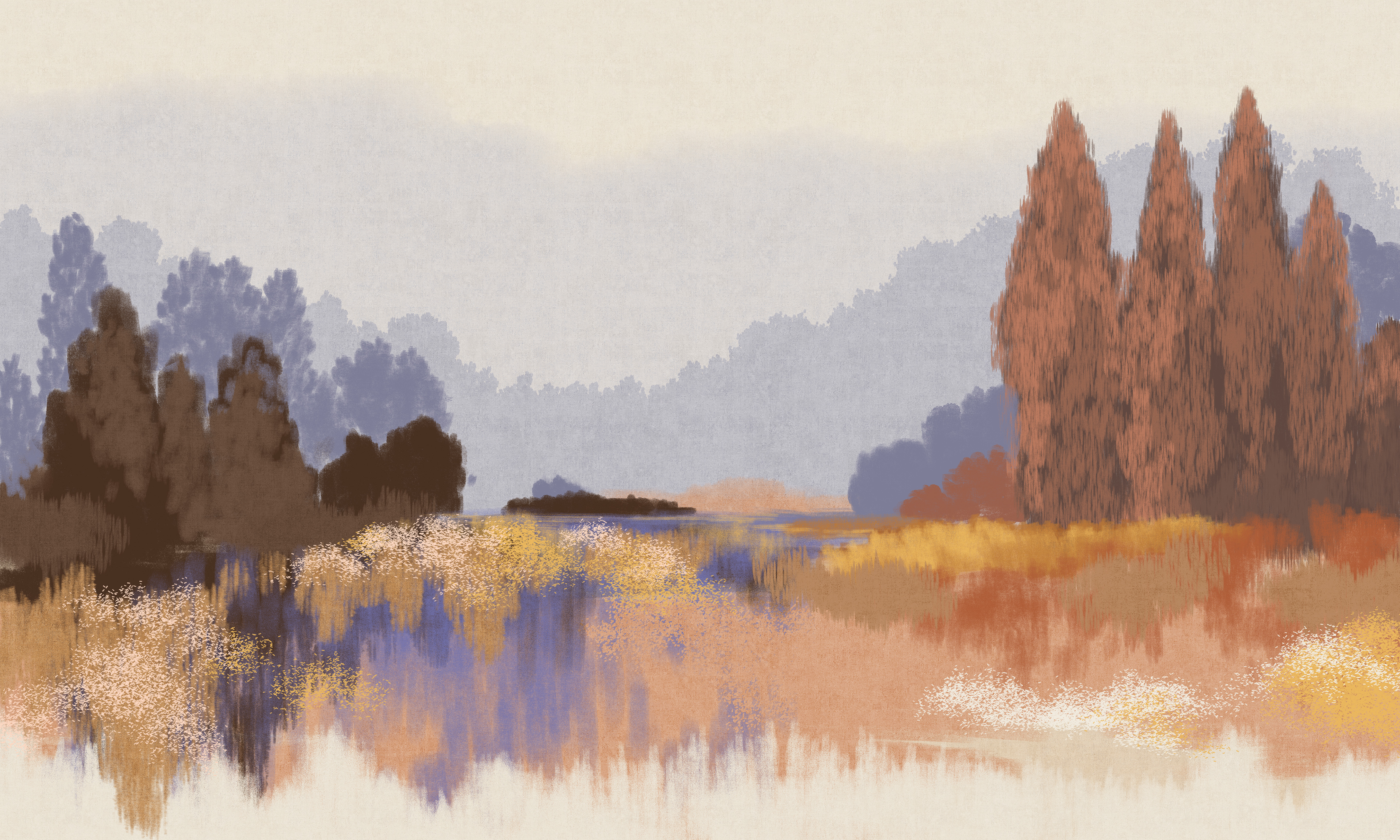 Панно Loymina Пейзаж 2 Амурский лес ART22 004 3×5 Панно Loymina Пейзаж 2 Амурский лес ART22 004 3×5